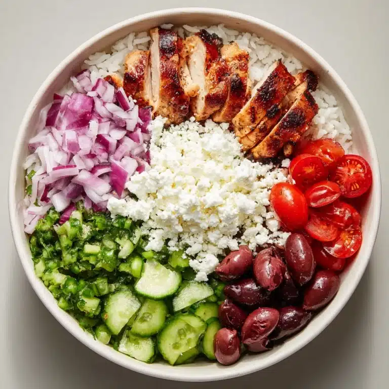 Greek Chicken Bowls Recipe