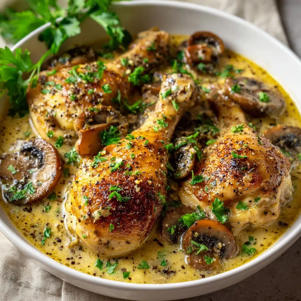 Creamy Mushroom Chicken Recipe - Recipe Image