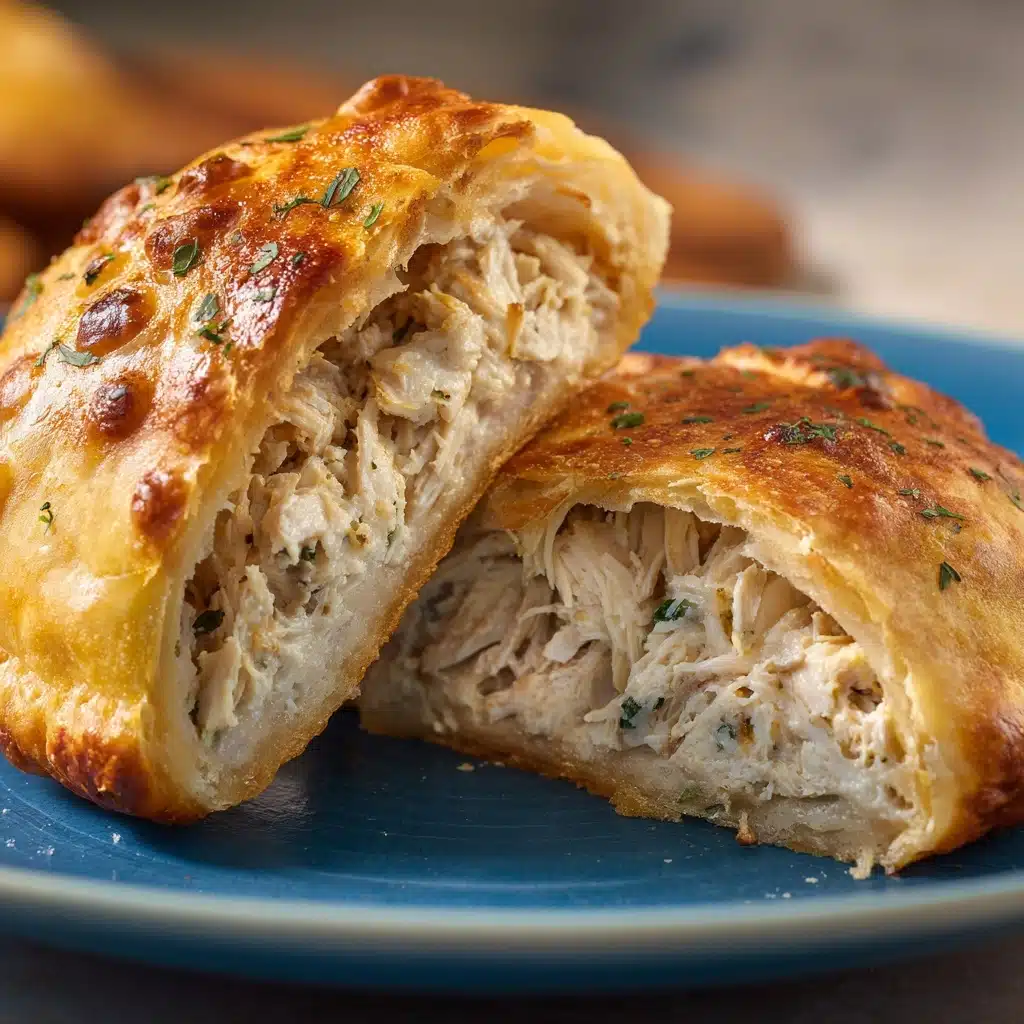 Homemade Buffalo Chicken Pizza Pockets Recipe - Recipe Image