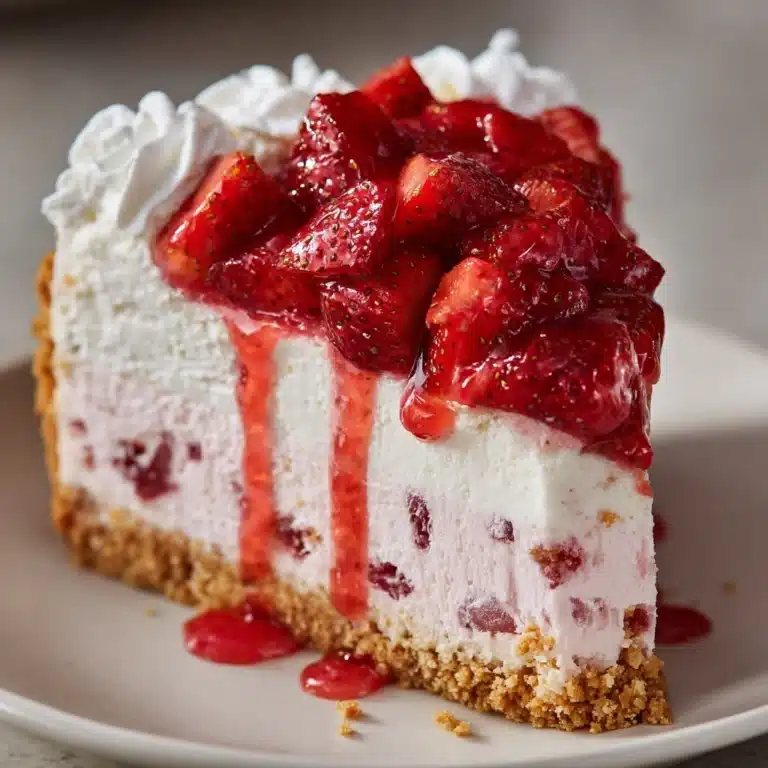 Tropical Strawberry Split Cake Recipe