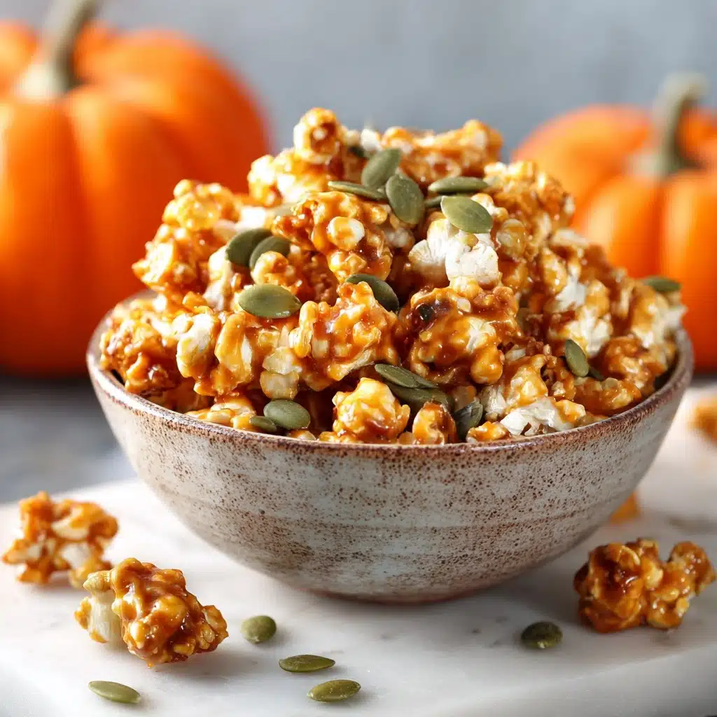 Pumpkin Spice Caramel Popcorn Recipe - Recipe Image