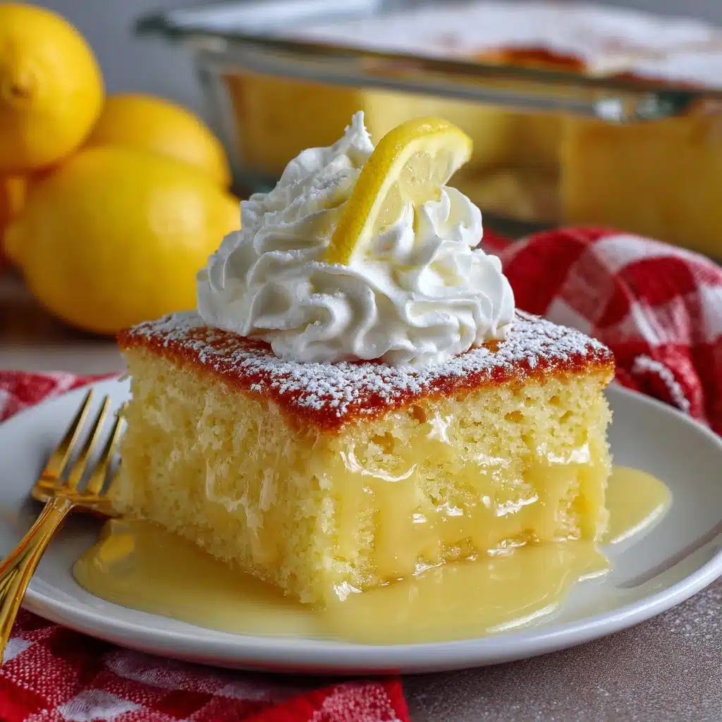 Luscious Lemon Pudding Cake Recipe - Recipe Image