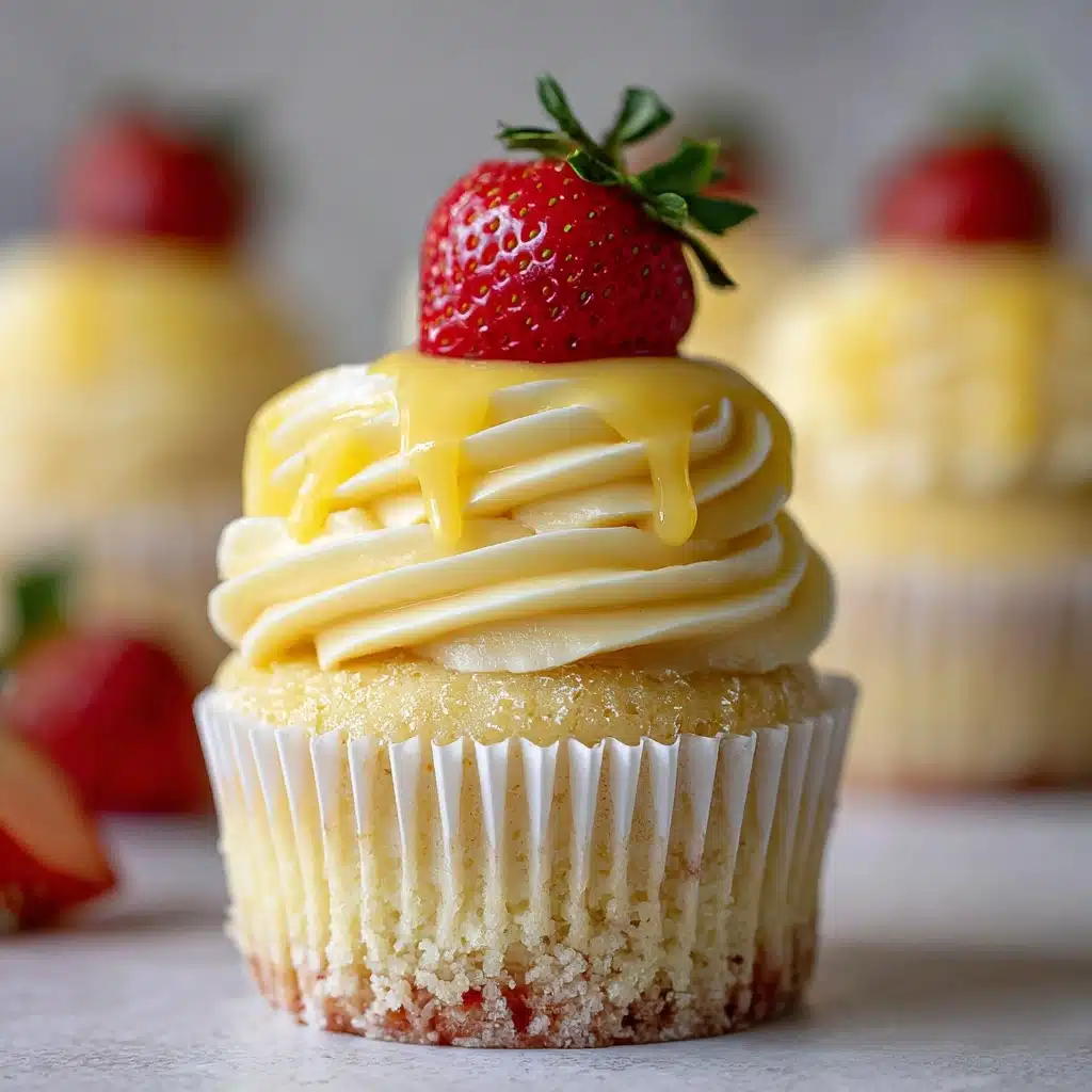 Strawberry Mango Cupcakes Recipe - Recipe Image