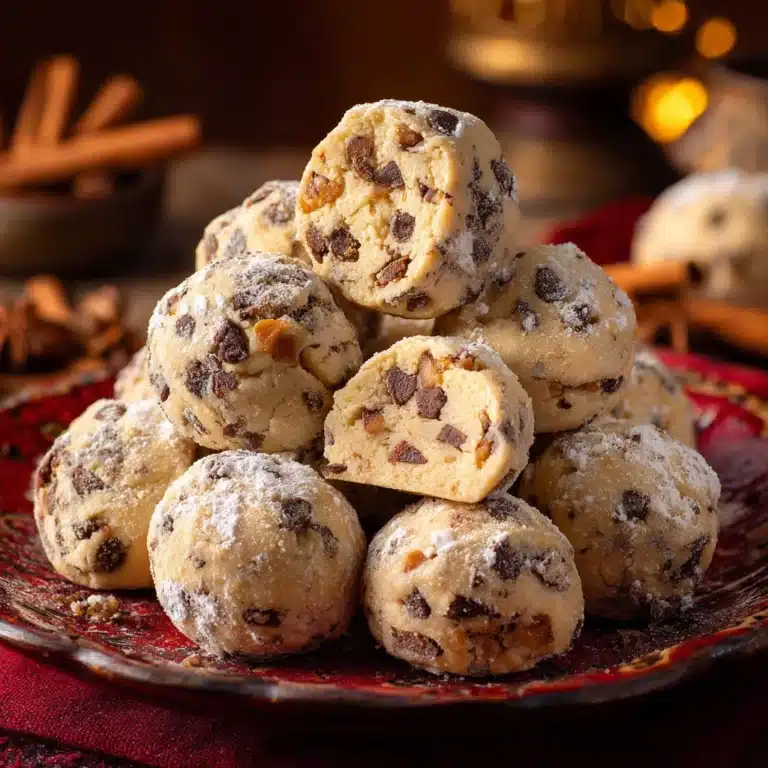 Peanut Butter Chocolate Chip Snowball Cookies Recipe