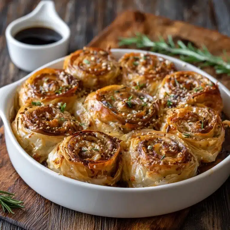 French Dip Roast Beef Pinwheels Recipe