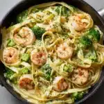 Broccoli Shrimp Alfredo Recipe