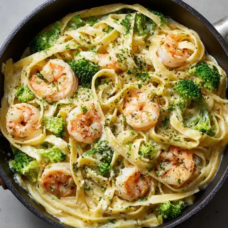 Broccoli Shrimp Alfredo Recipe