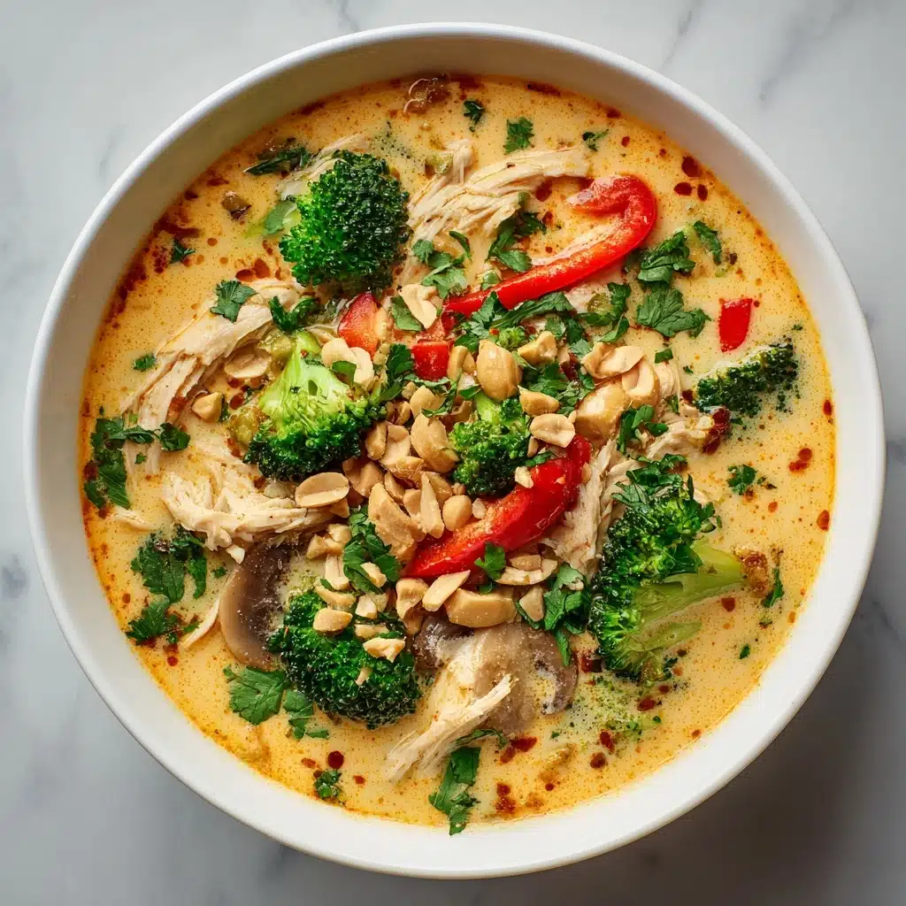 Slow Cooker Thai Coconut Chicken Soup Recipe - Recipe Image