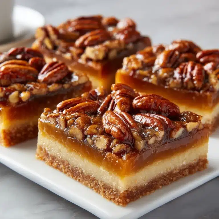 Easy Pecan Pie Bars Recipe