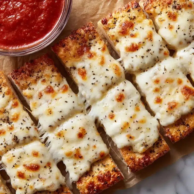 Homemade Cheesy Breadsticks Recipe