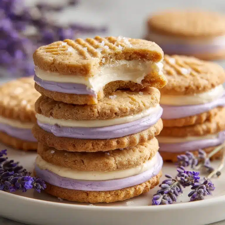 Lemon Lavender Sandwich Cookies Recipe