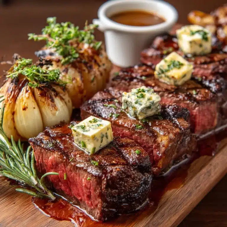 Grilled Tenderloin With Butter and Seasoning Recipe