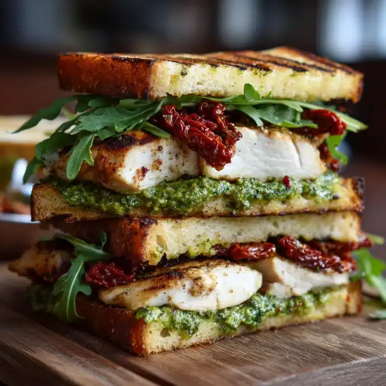 Grilled Chicken Sandwich with Pesto Recipe