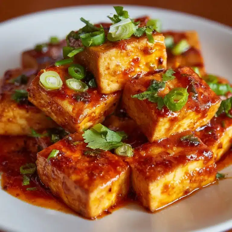 Spicy Tofu with Creamy Coconut Sauce Recipe