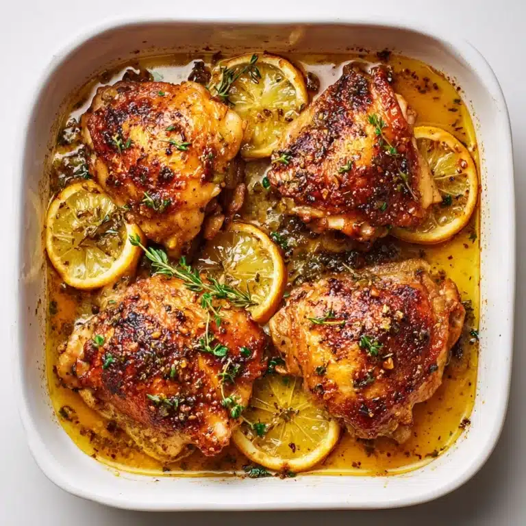 Easy Greek Lemon Chicken Thighs Recipe