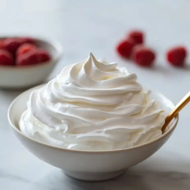 Easy Vanilla Whipped Cream Recipe
