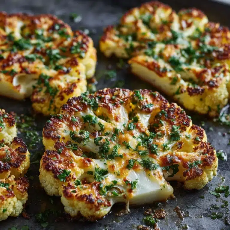 Easy Cheesy Cauliflower Steaks Recipe
