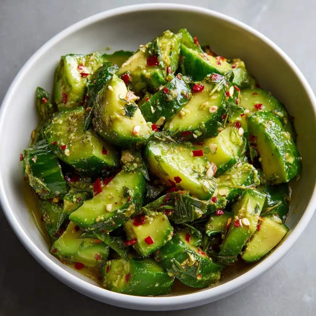 Easy Cucumber Avocado Salad Recipe