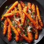 Parmesan Garlic Roasted Carrots Recipe