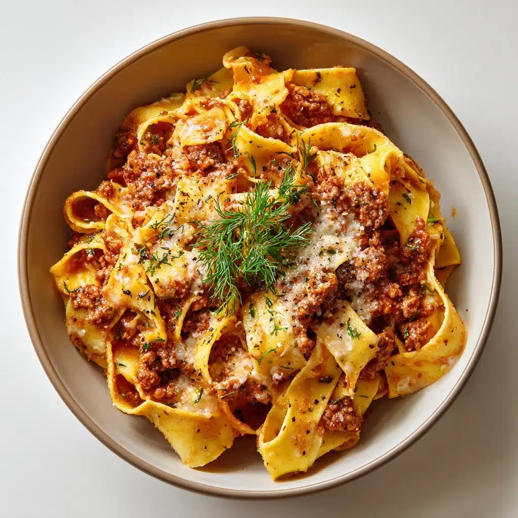 Creamy Calabrian Chili Pappardelle with Sausage & Fennel Recipe - Recipe Image