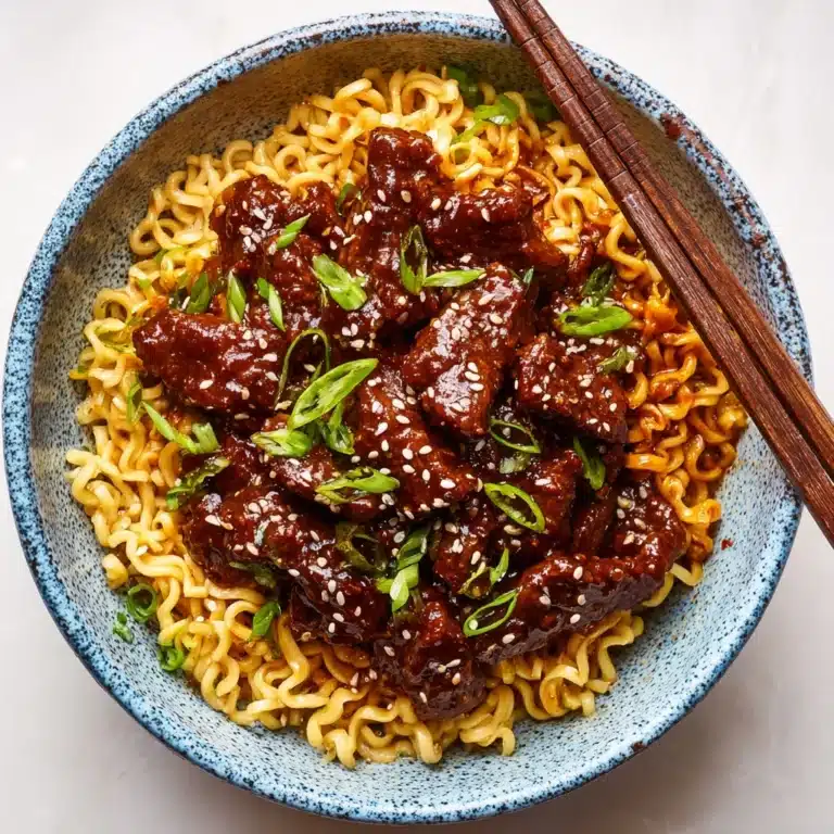 Honey Soy Crispy Beef and Noodles Recipe