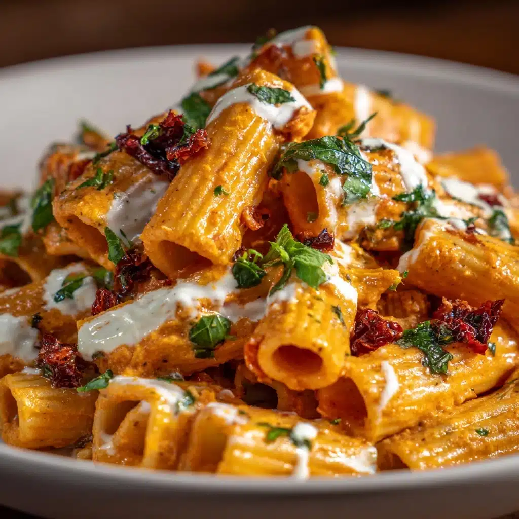 Creamy Tomato Garlic Pasta Recipe - Recipe Image