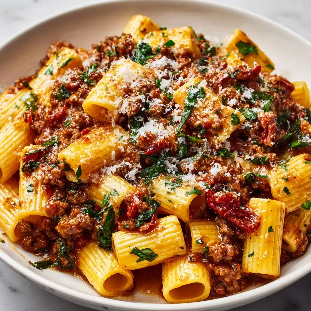 Creamy Italian Sausage Sun Dried Tomato Pasta Recipe
