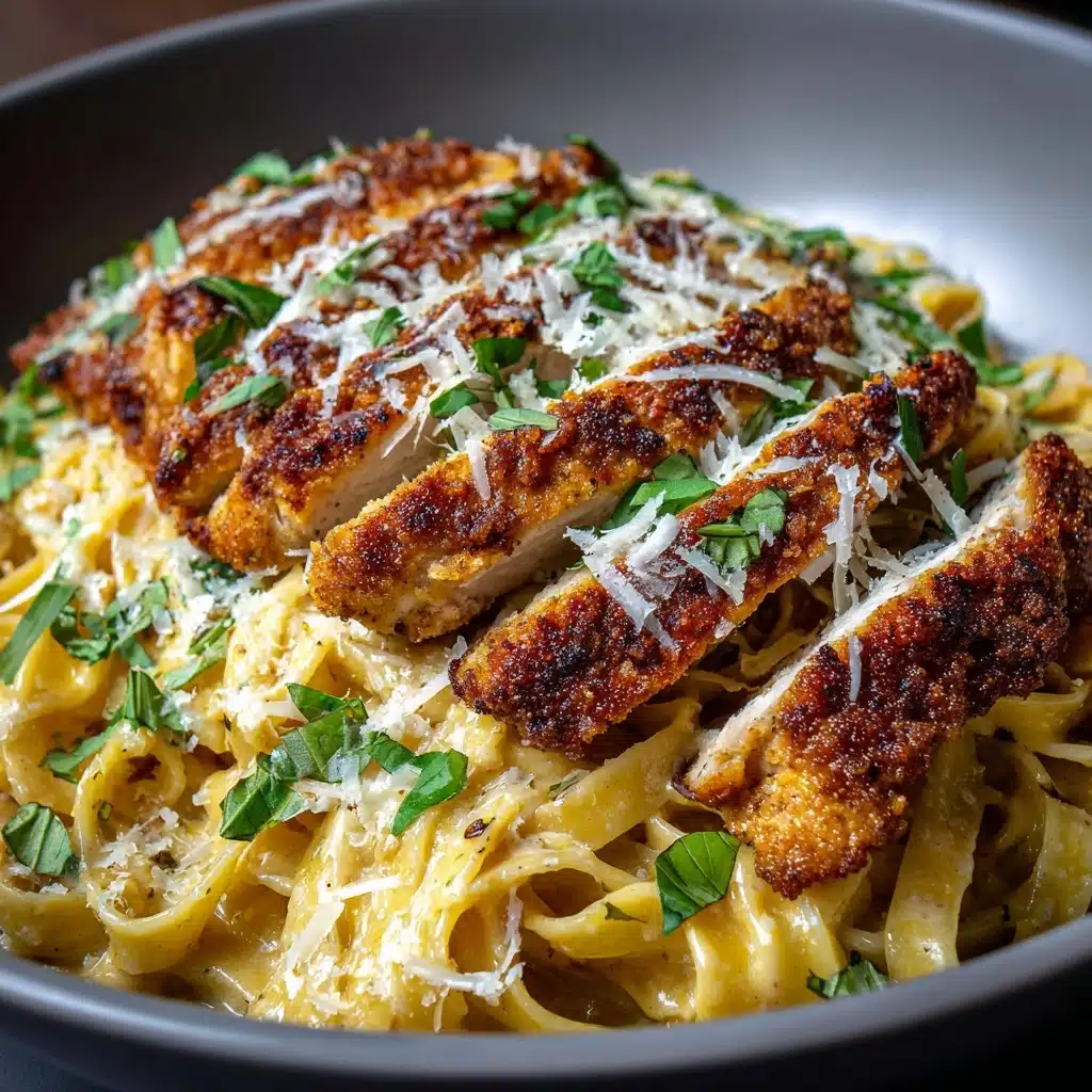Southern Style Creamy Parmesan Chicken Pasta Recipe