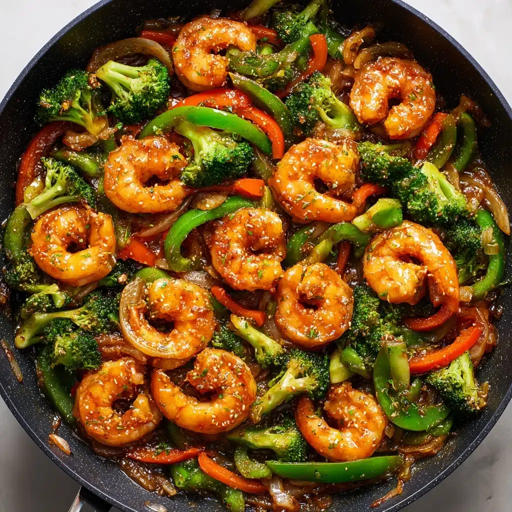 Honey Garlic Shrimp & Zucchini Stir-Fry Recipe - Recipe Image