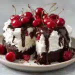 Swiss Chocolate Cherry Roll Cake Recipe