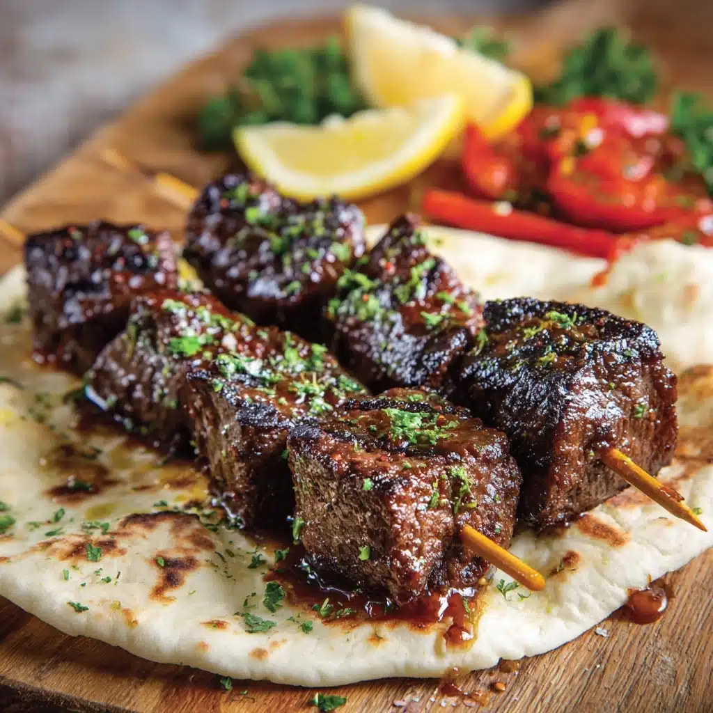 Greek Beef Souvlaki Recipe - Recipe Image