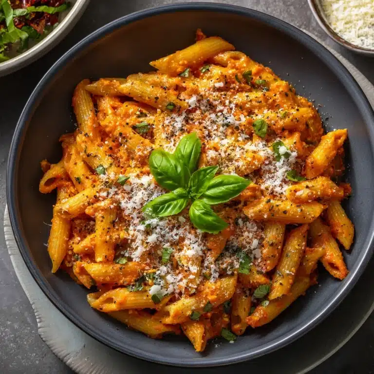 Creamy Tomato Garlic Pasta Recipe