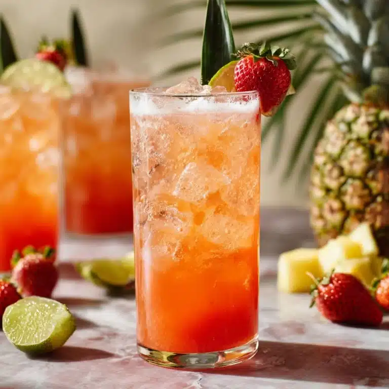 Pineapple Strawberry Agua Fresca Recipe