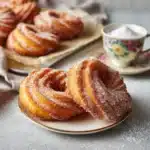 Cinnamon Sugar Twist Doughnuts Recipe