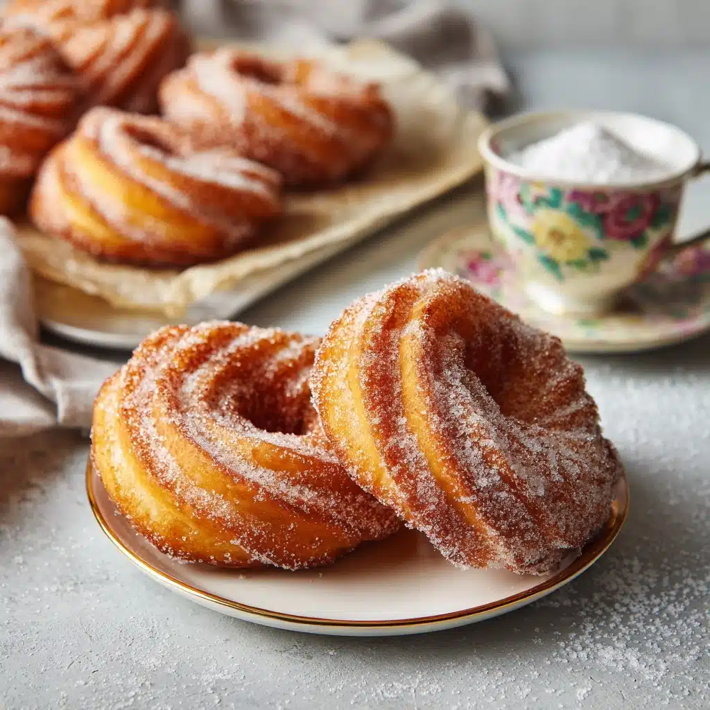 Cinnamon Sugar Twist Doughnuts Recipe - Recipe Image