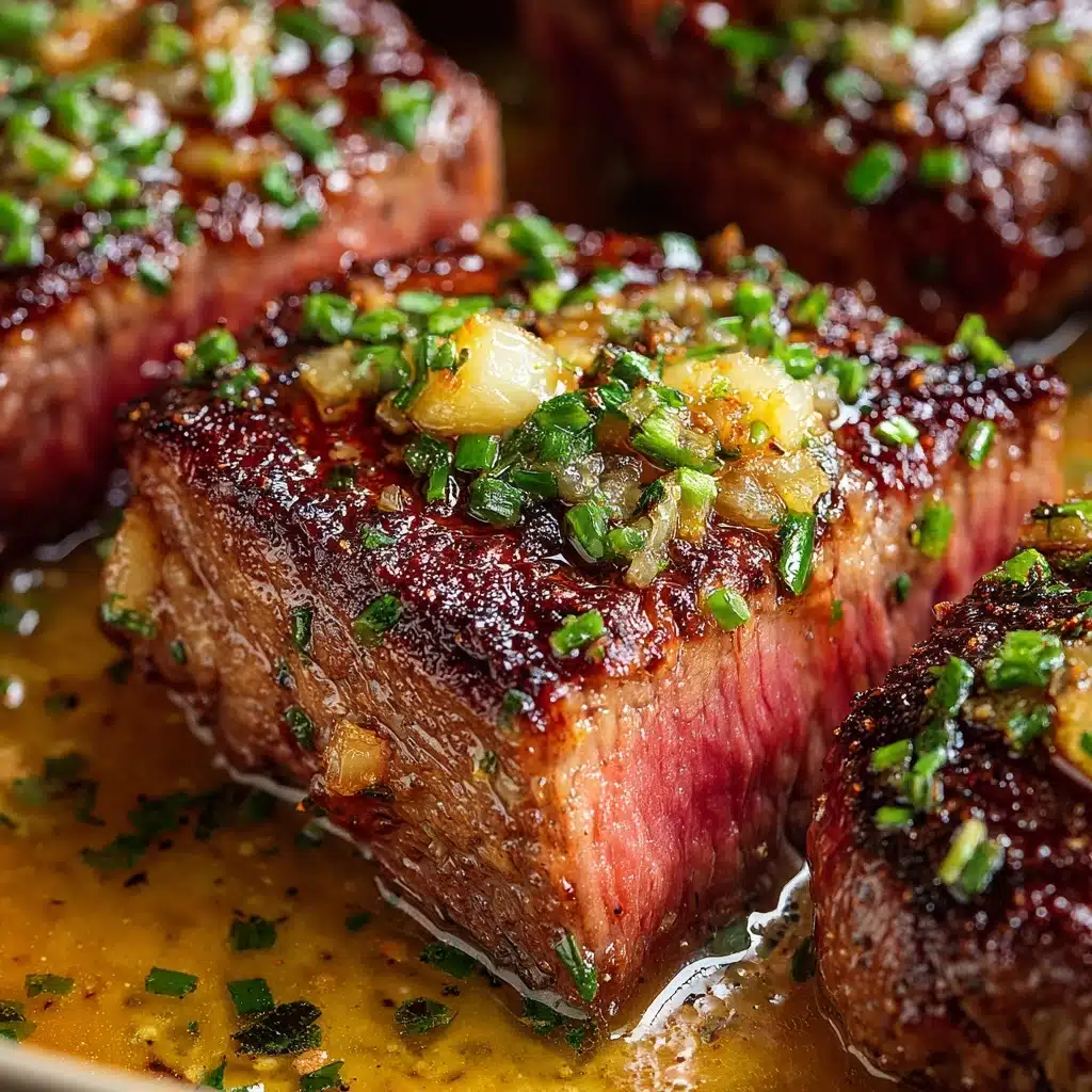 Pan-Seared Steak with Garlic Butter Recipe - Recipe Image