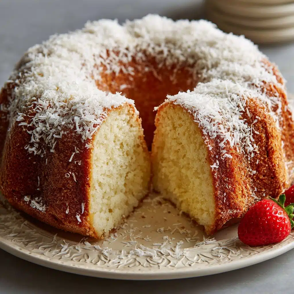 Coconut Cream Cheese Pound Cake Recipe - Recipe Image