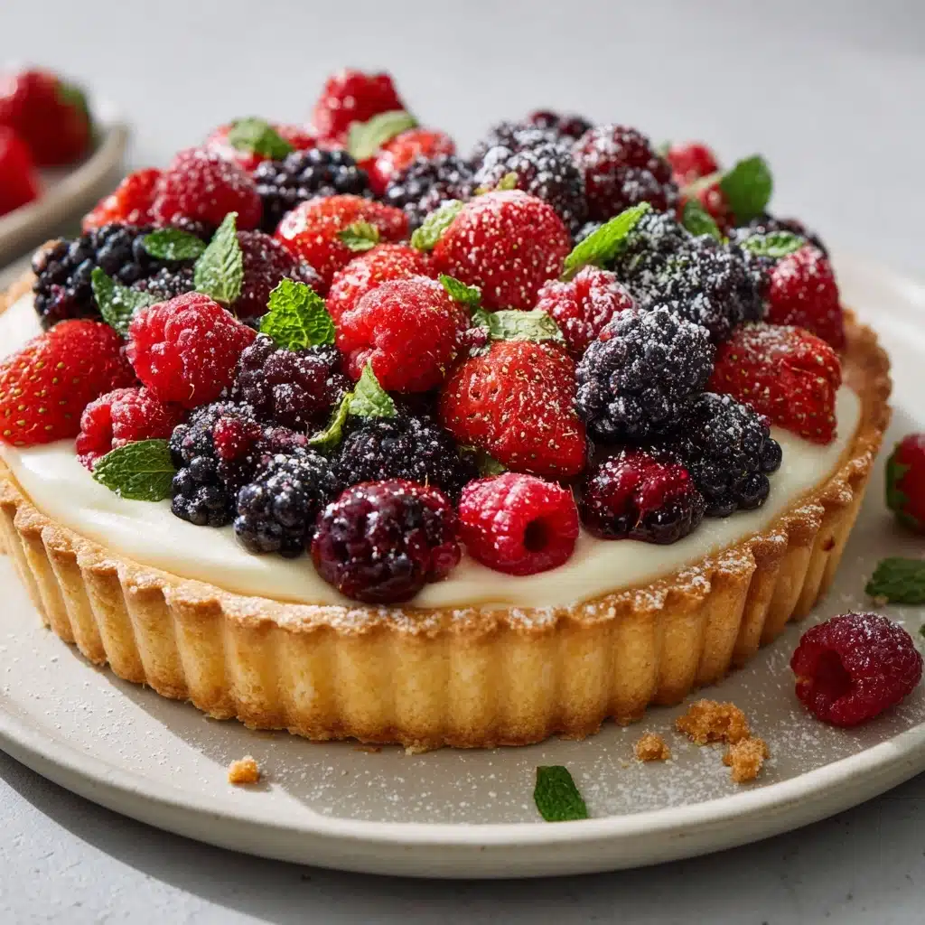 French Lemon Cream Tart Recipe - Recipe Image