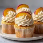 Honey Peach Cream Cheese Cupcakes Recipe
