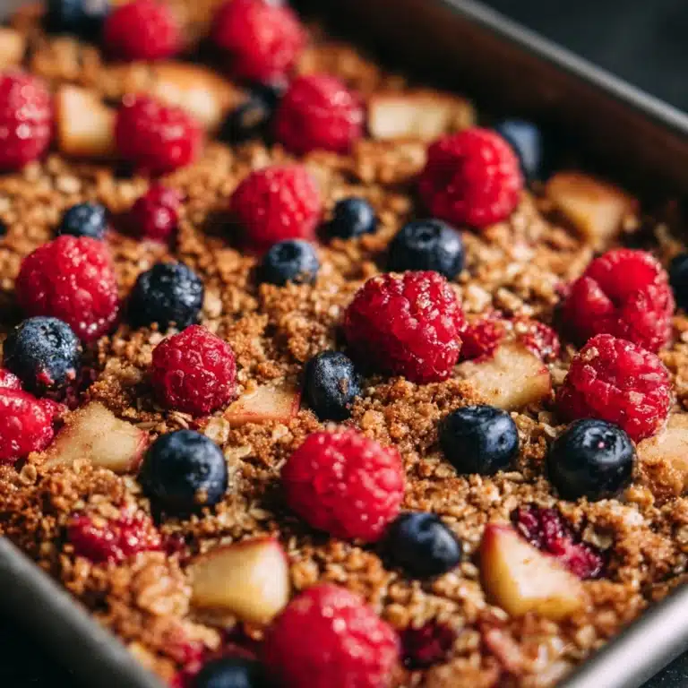 No-Flour, No-Sugar Oatmeal Breakfast Bake Recipe