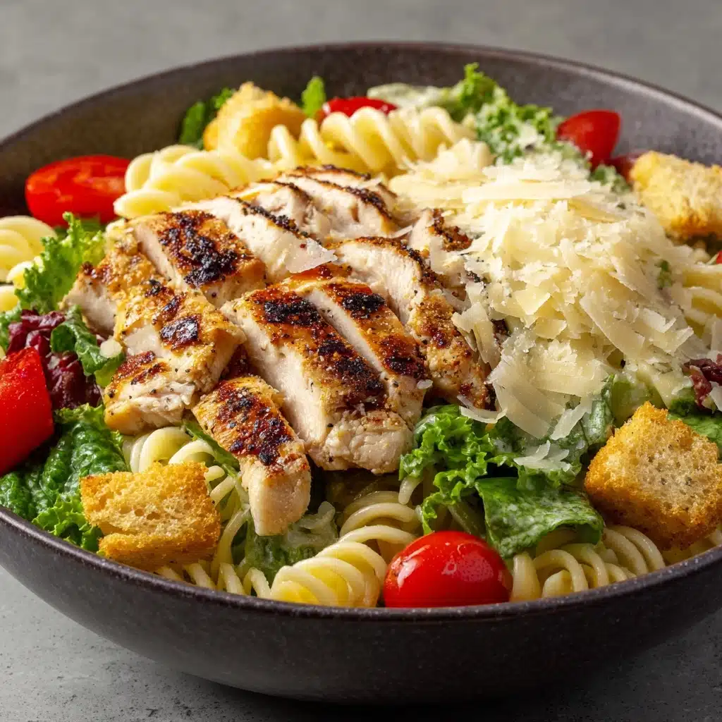 Chicken Caesar Pasta Salad Recipe - Recipe Image