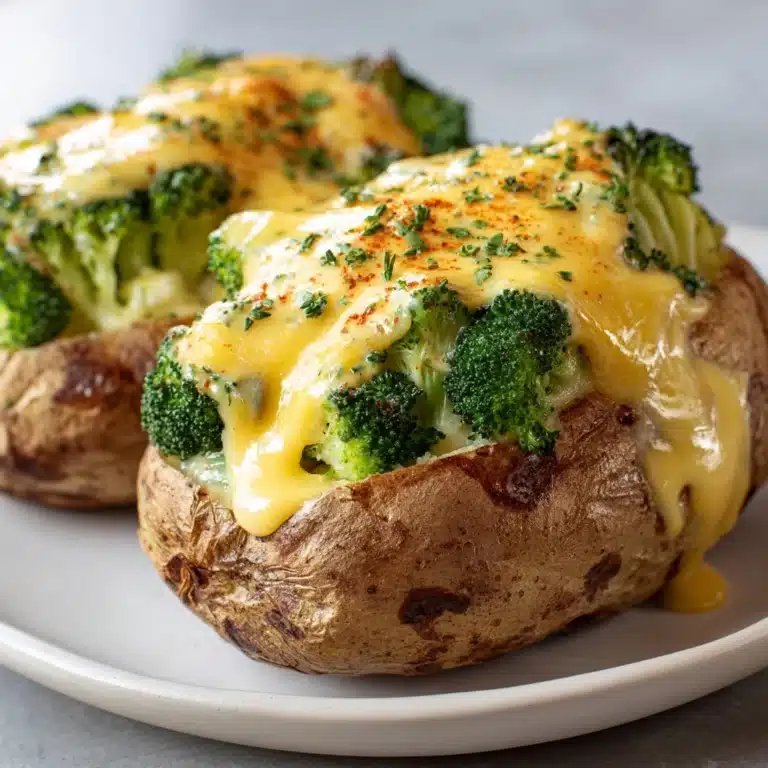 Broccoli Cheese Baked Potatoes Recipe