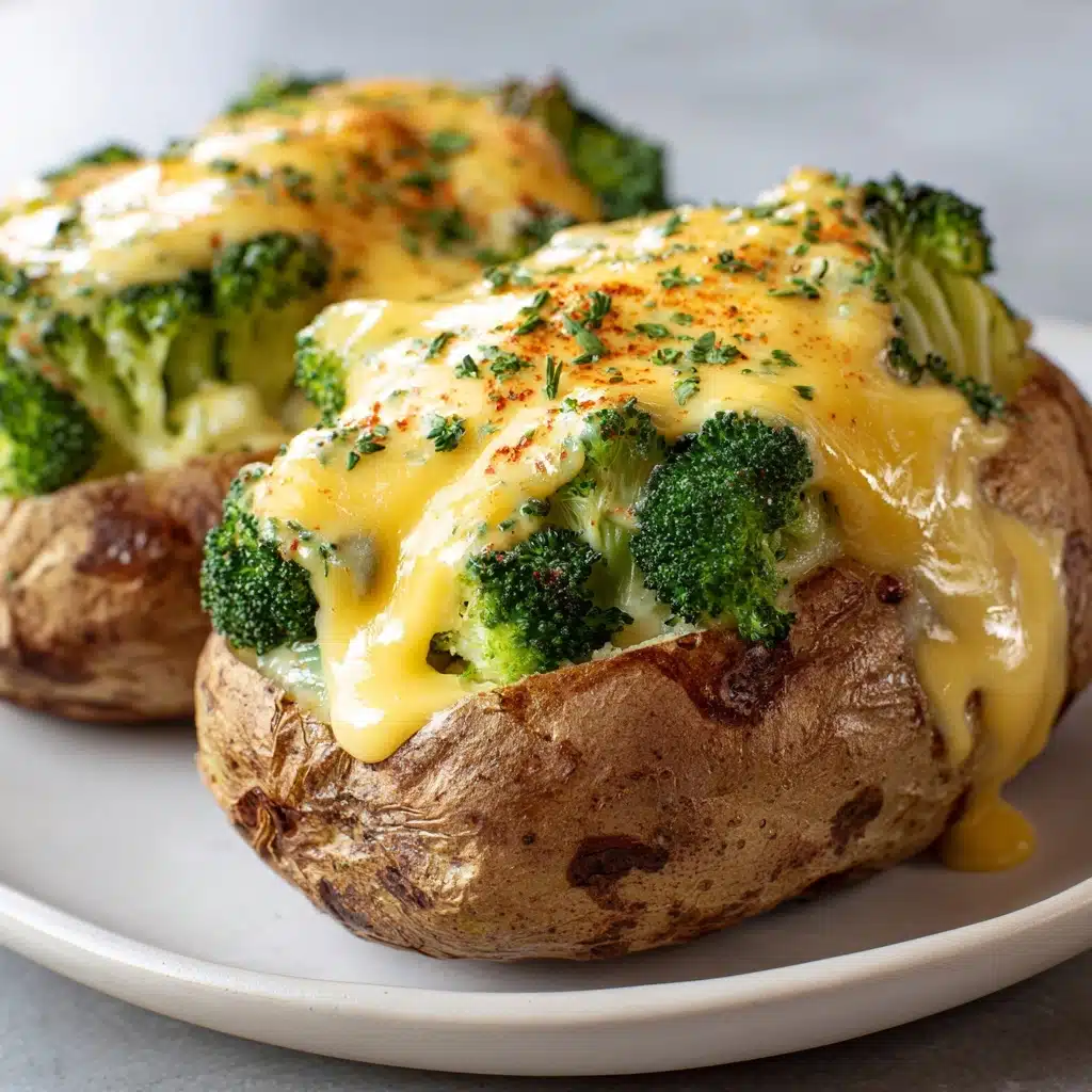 Broccoli Cheese Baked Potatoes Recipe - Recipe Image