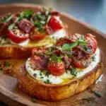 Caprese Garlic Bread Recipe