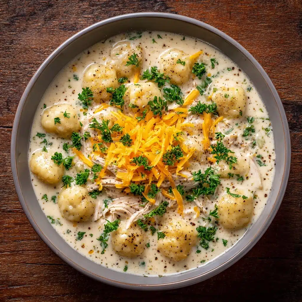 Creamy Chicken Gnocchi Soup Recipe - Recipe Image