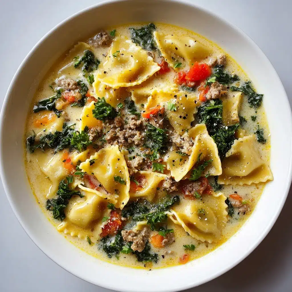 Creamy Alfredo Lasagna Soup Recipe - Recipe Image