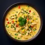 Creamy Chicken Poblano Pepper Soup Recipe