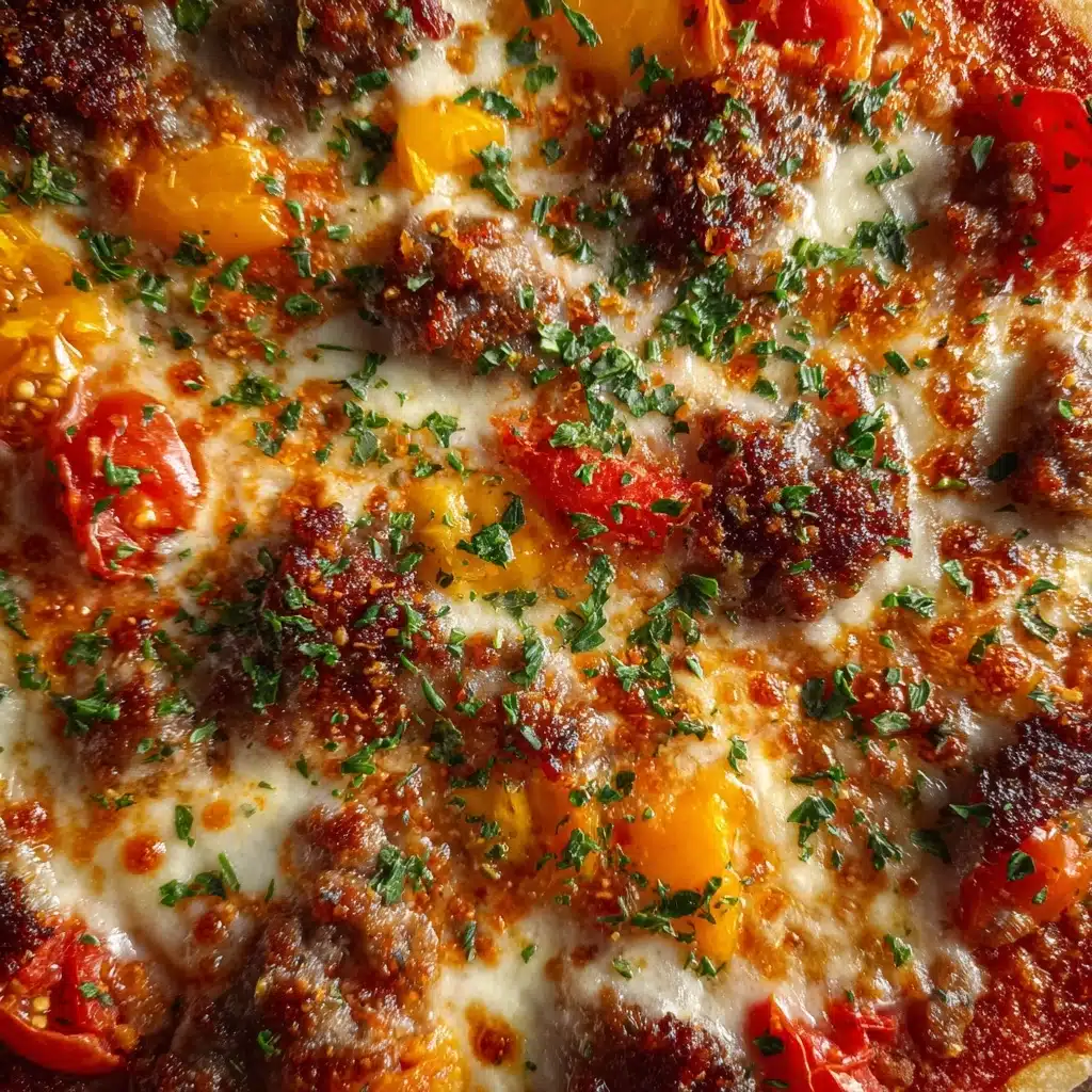 Pizza Flavored Burgers Recipe - Recipe Image