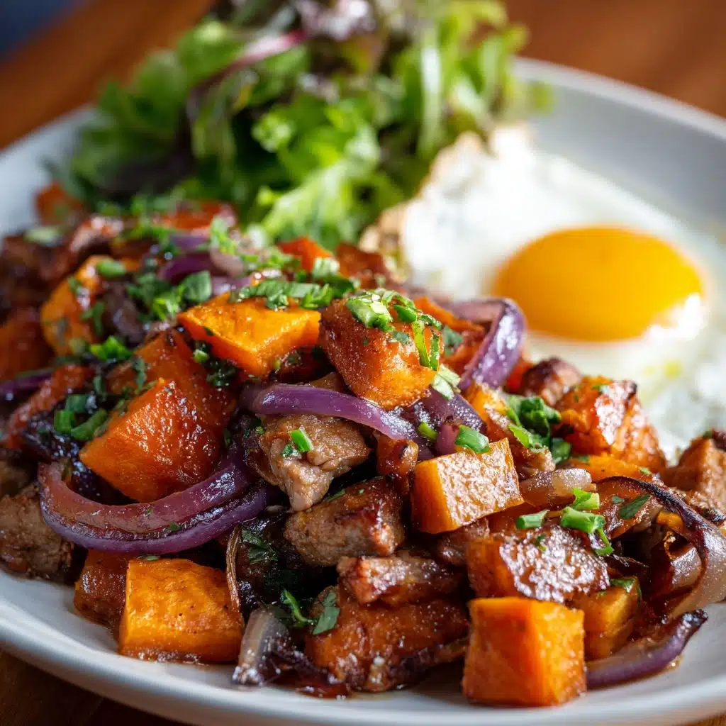 Hot Honey Sweet Potato Beef Bowls Recipe - Recipe Image