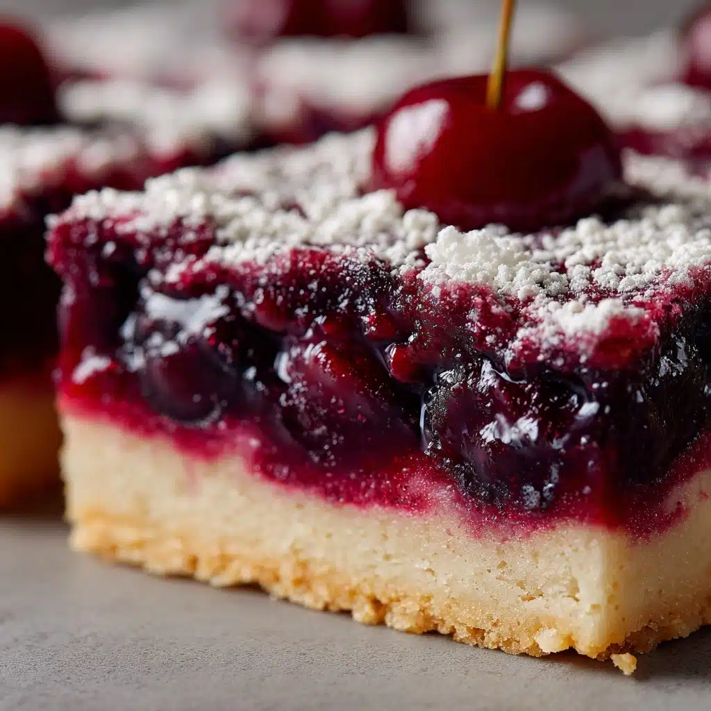 Sweet Cherry Pie Bars Recipe - Recipe Image